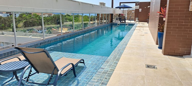 #202.Apê Novo, Telado e Pet-Friendly! 2 Suítes, Sacada Gourm