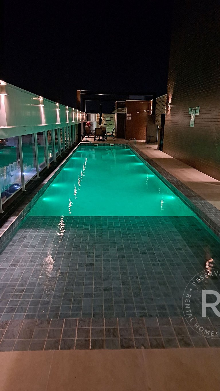 #202.Apê Novo, Telado e Pet-Friendly! 2 Suítes, Sacada Gourm