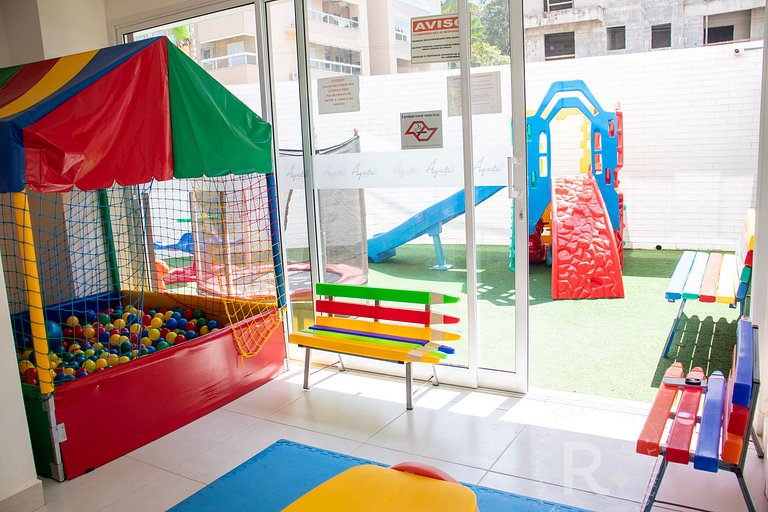 #202.Apê Novo, Telado e Pet-Friendly! 2 Suítes, Sacada Gourm