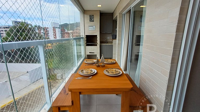 #202.Apê Novo, Telado e Pet-Friendly! 2 Suítes, Sacada Gourm