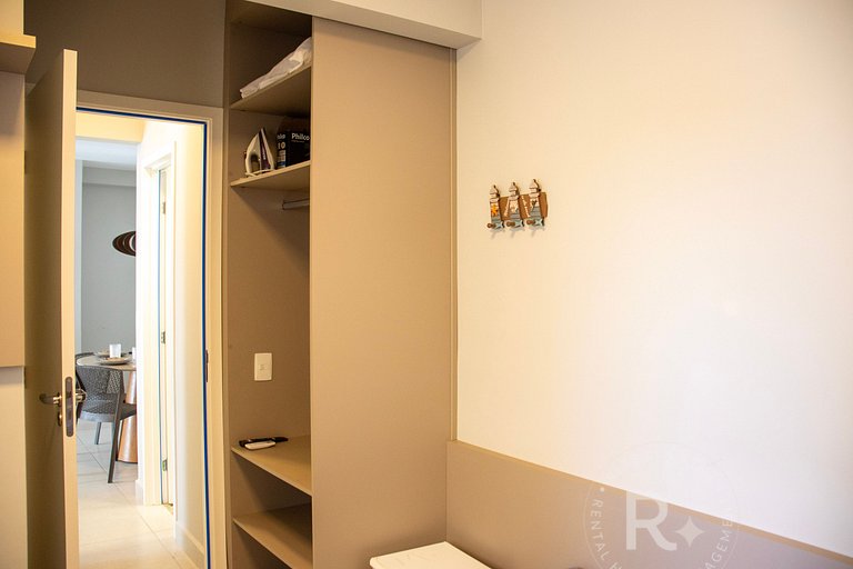 #202.Apê Novo, Telado e Pet-Friendly! 2 Suítes, Sacada Gourm