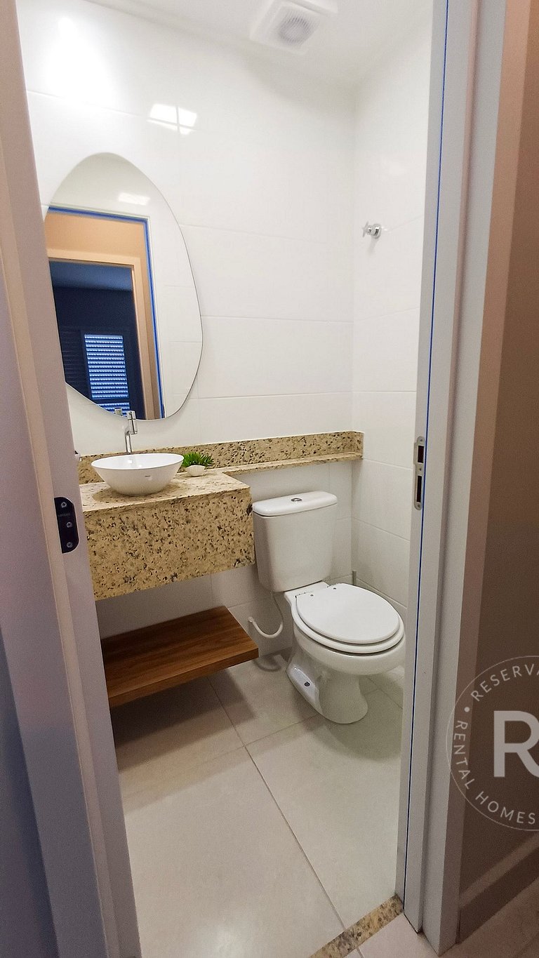 #202.Apê Novo, Telado e Pet-Friendly! 2 Suítes, Sacada Gourm