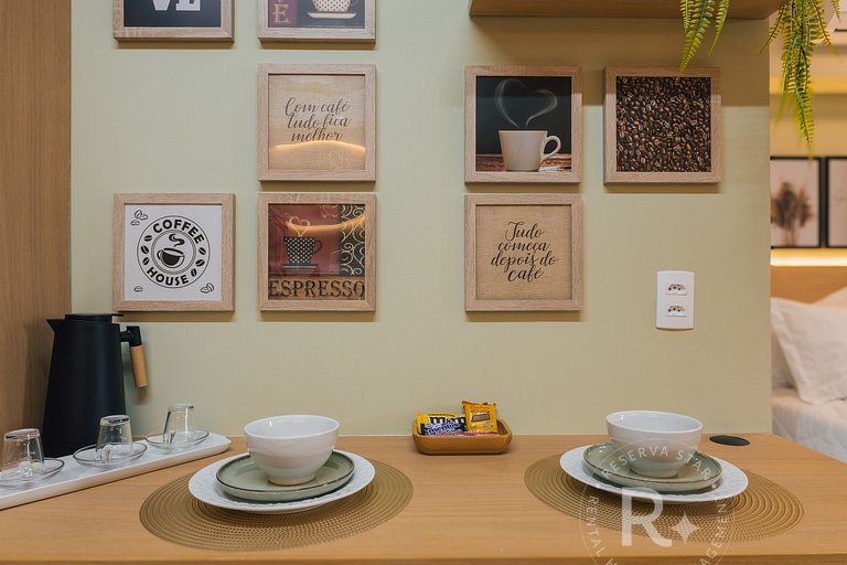 RStar Faria Lima | Loft Novo c/ Ar e ao Lado Metrô Fradique