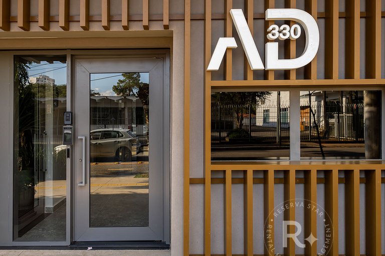 Apê Novo 2 Quartos | A/C | Lado do Consulado | 2 min Metrô