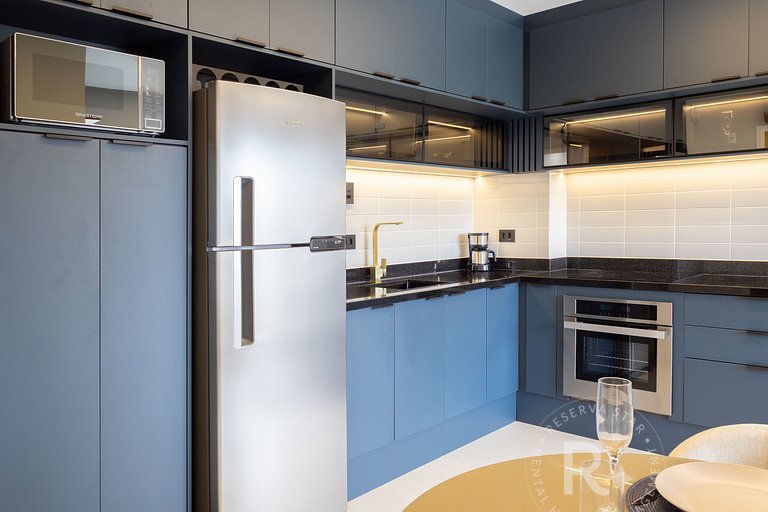 Apê Novo 2 Quartos | A/C | Lado do Consulado | 2 min Metrô