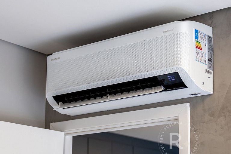 Apê Novo 2 Quartos | A/C | Lado do Consulado | 2 min Metrô