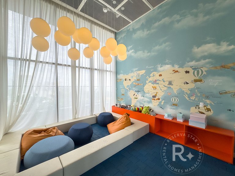 Studio 3 pessoas • A/C • Consulado • 2 min Metrô