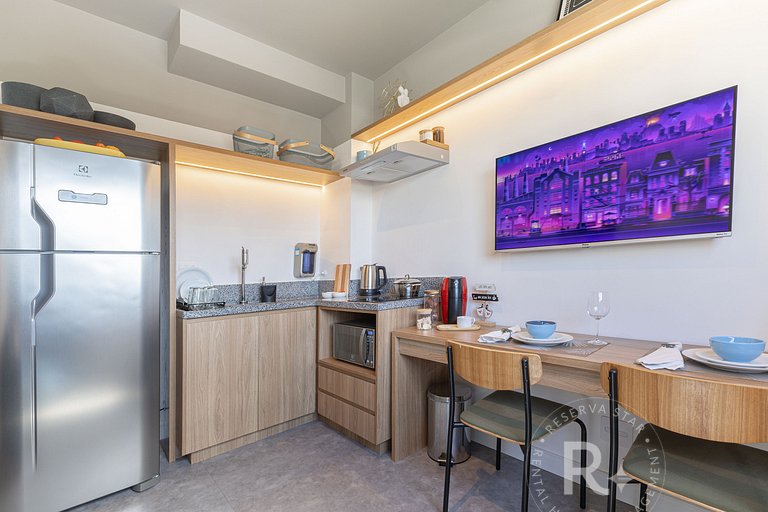 Apê Aconchego | Zona Sul | Piscina e Academia