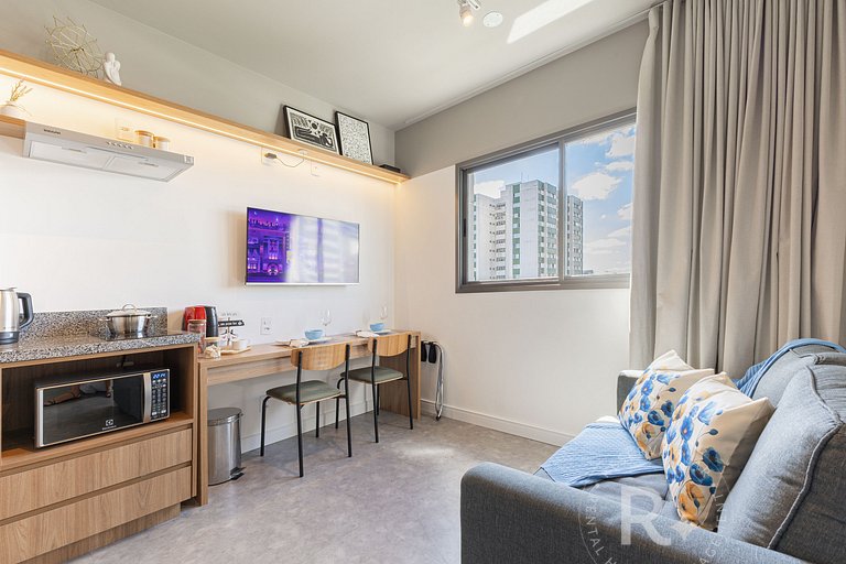 Apê Aconchego | Zona Sul | Piscina e Academia