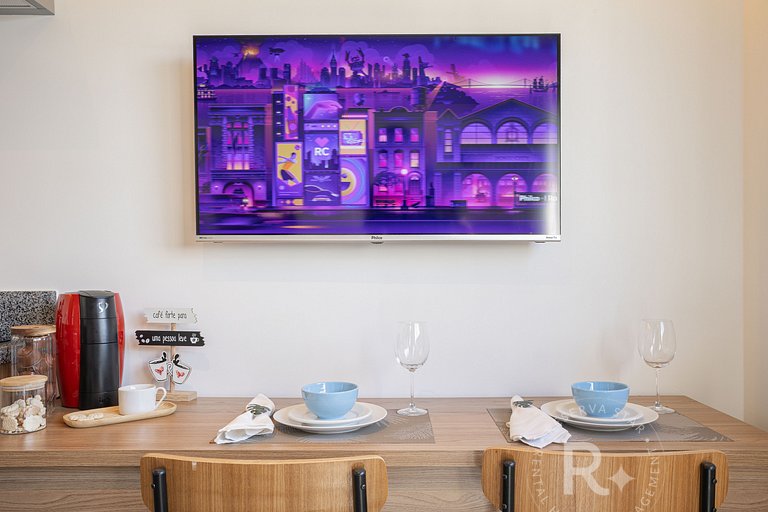 Apê Aconchego | Zona Sul | Piscina e Academia