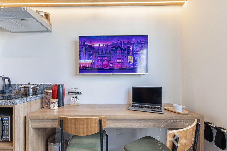 Apê Aconchego | Zona Sul | Piscina e Academia