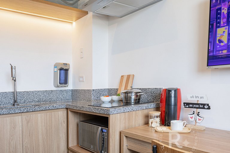 Apê Aconchego | Zona Sul | Piscina e Academia