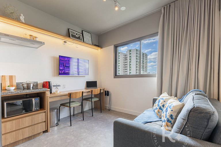 Apê Aconchego | Zona Sul | Piscina e Academia