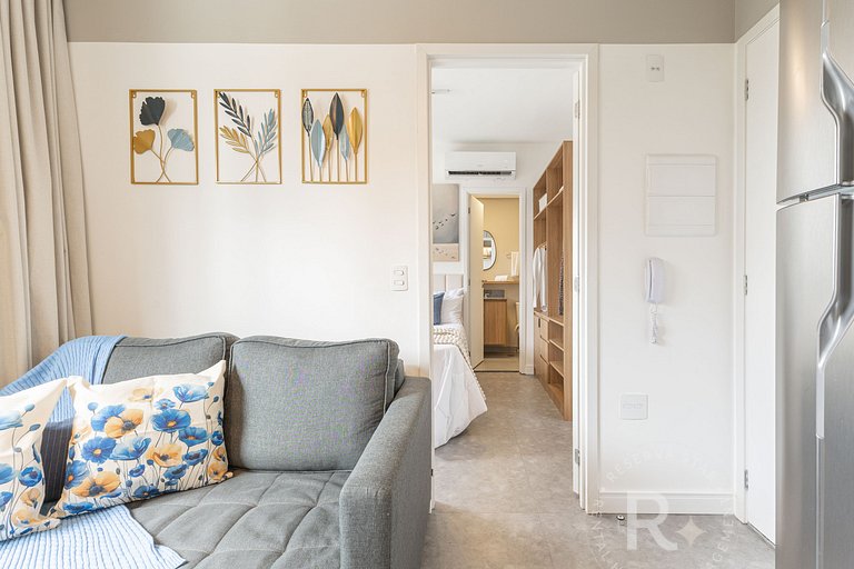 Apê Aconchego | Zona Sul | Piscina e Academia