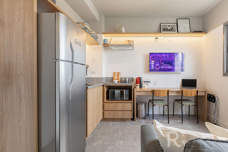 Apê Aconchego | Zona Sul | Piscina e Academia