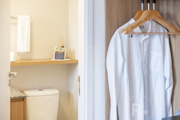 Apê Aconchego | Zona Sul | Piscina e Academia