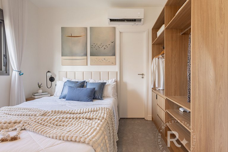 Apê Aconchego | Zona Sul | Piscina e Academia