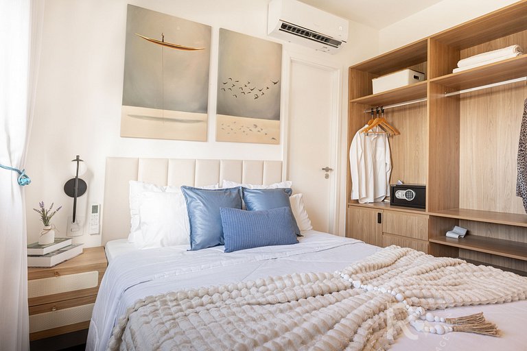 Apê Aconchego | Zona Sul | Piscina e Academia