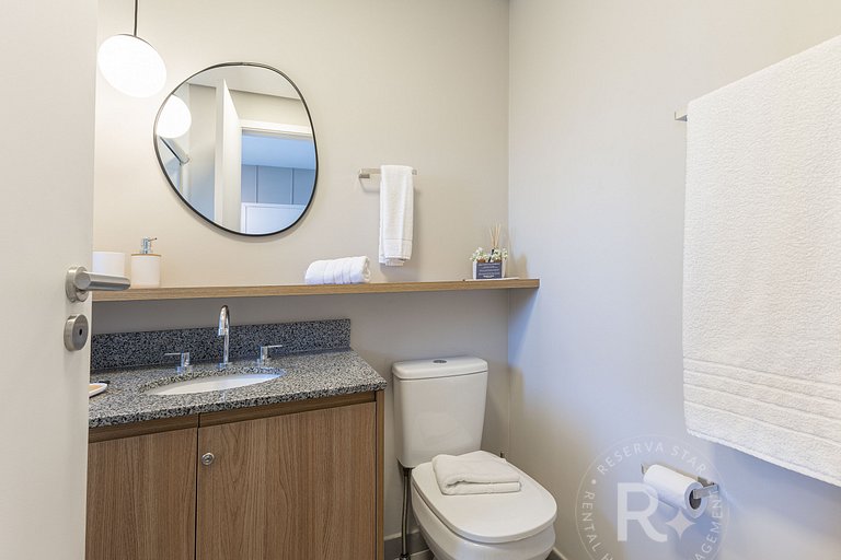 Apê Aconchego | Zona Sul | Piscina e Academia