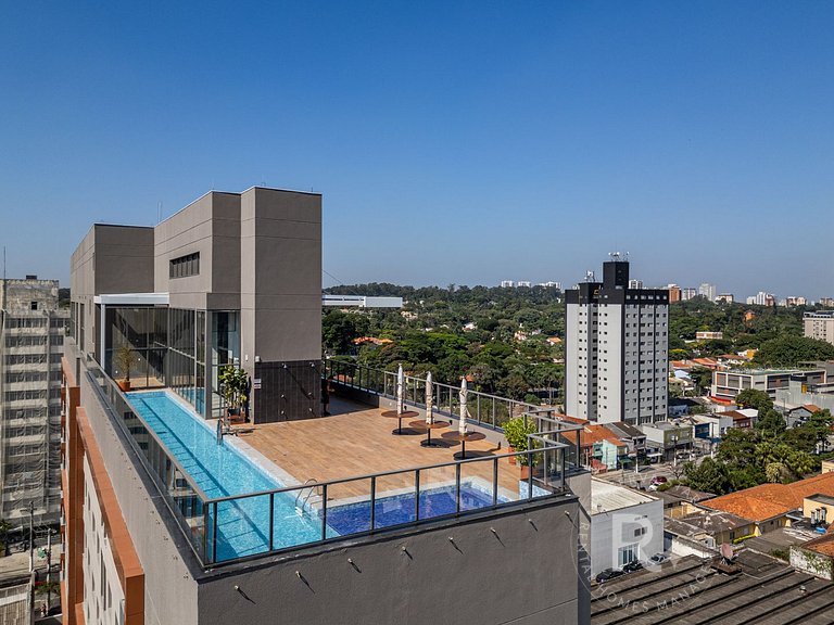 Apê Aconchego | Zona Sul | Piscina e Academia